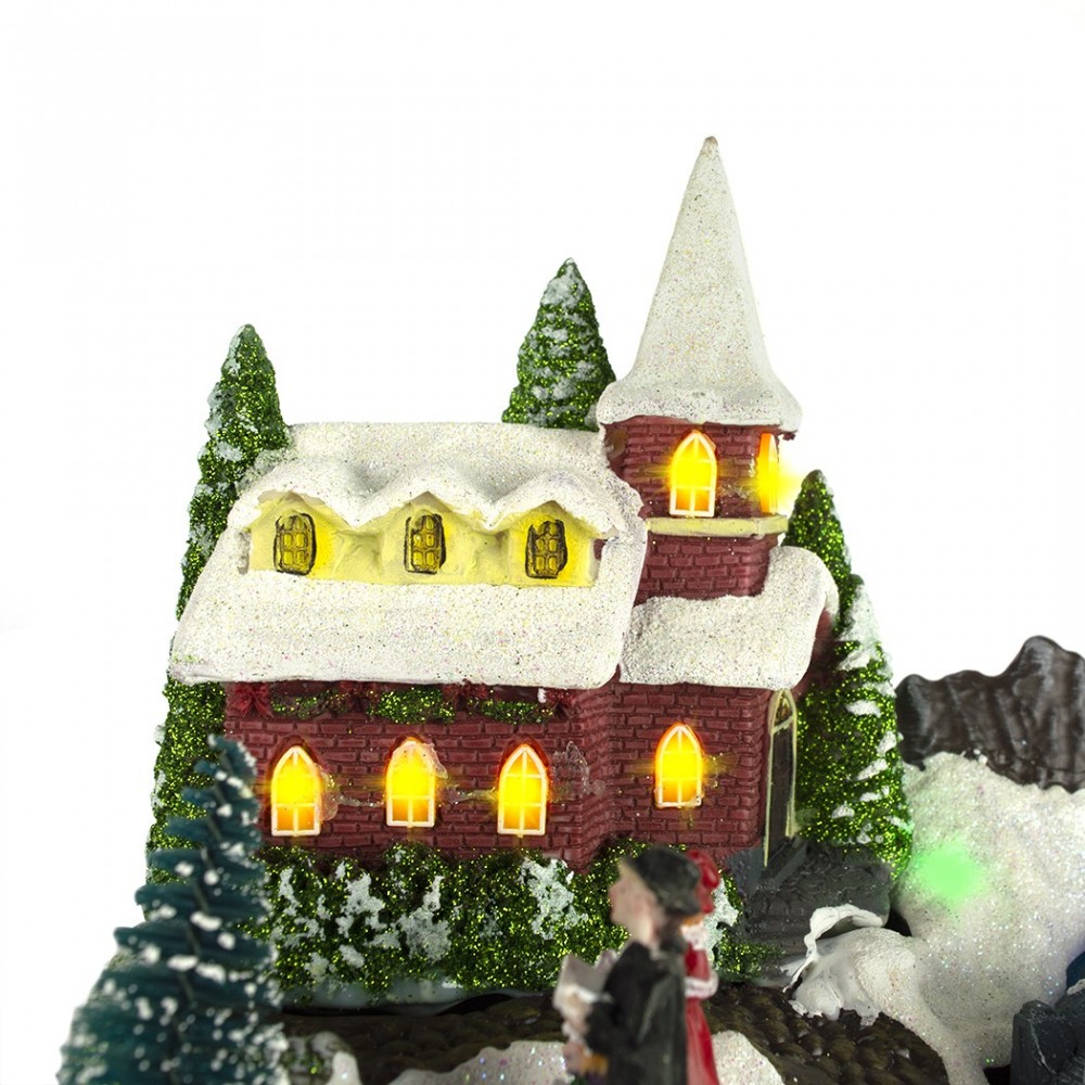 Manège et décor de Noël 899904 avec lumières...