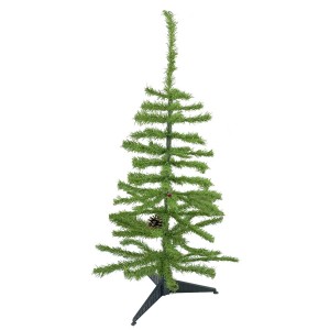 Sapin de Noël 70H Cm Branches pliantes pommes de pin Artificiel en PVC