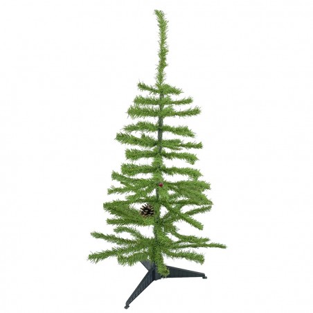 Sapin de Noël 70H Cm Branches pliantes pommes de pin Artificiel en PVC