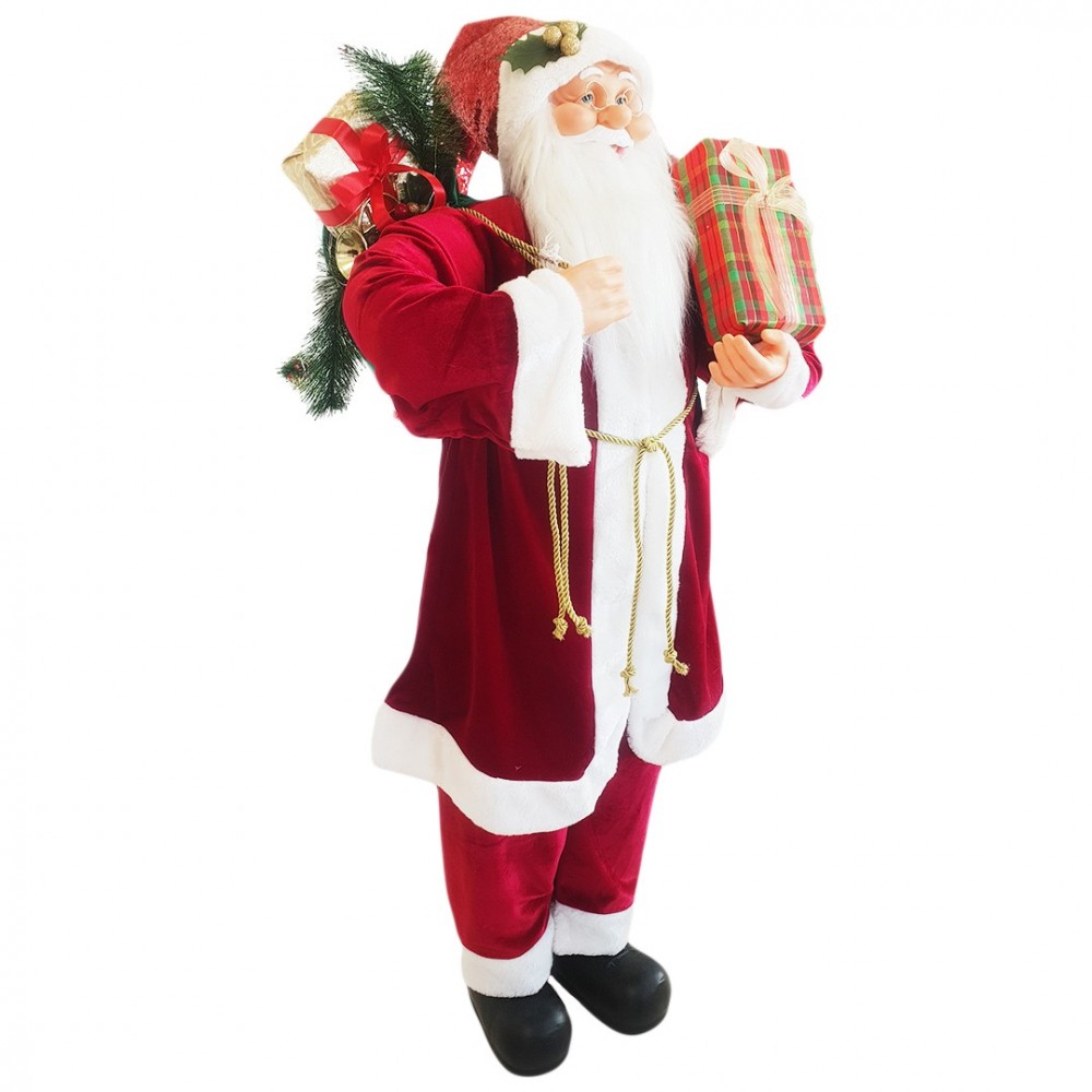 Santa Rouge Décoration Robe de Velours 110H cm...