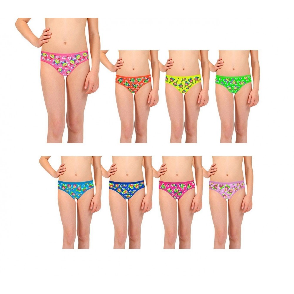 Pack 3- 6 - 12 culottes - modèle LUCY avec des imprimés colorés pour les enfants de 2 à 13 ans