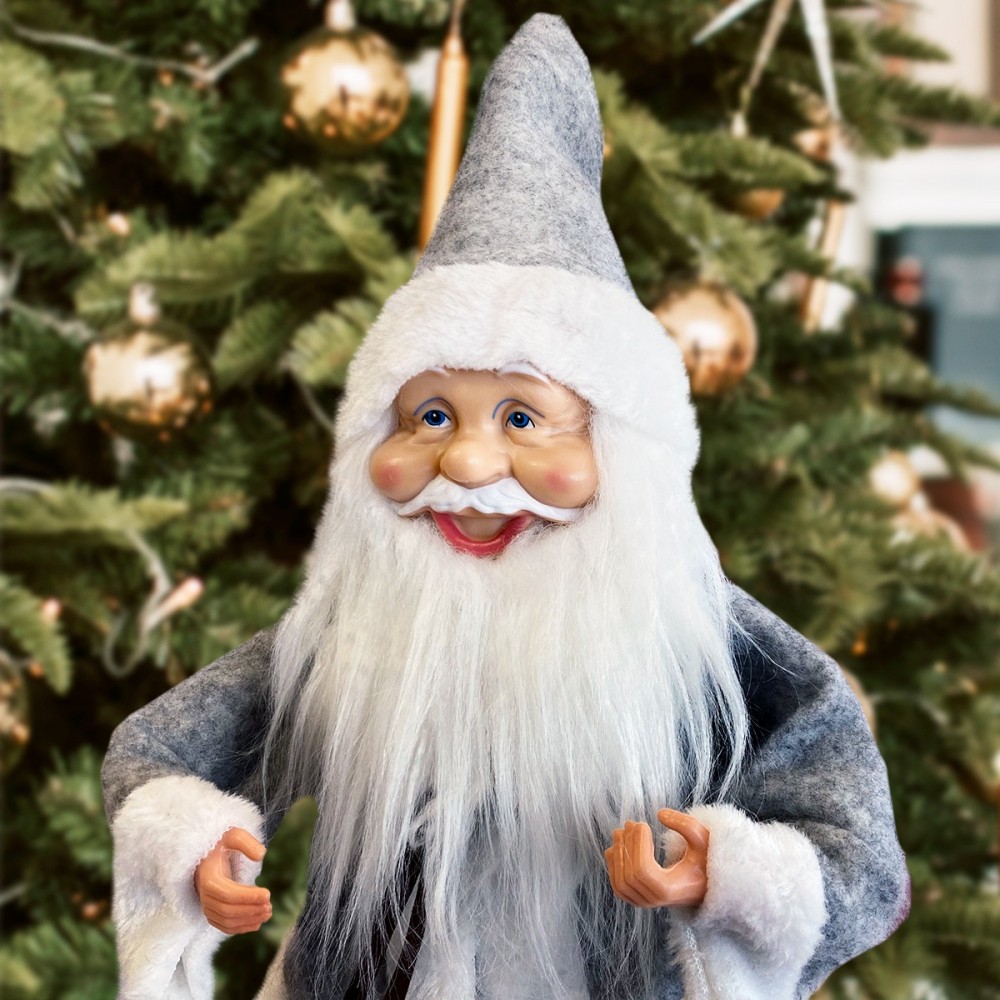 Santa Claus Robe grise 144193 Décoration de...