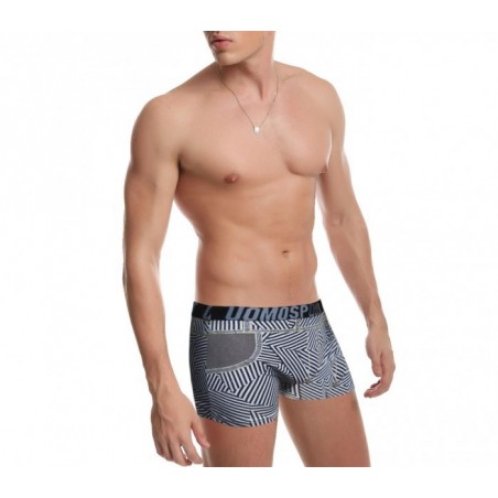 Lot de 4 - 8 - 12 boxers / caleçons en coton SEATTLE hommes - imprimé avec des formes géométriques 