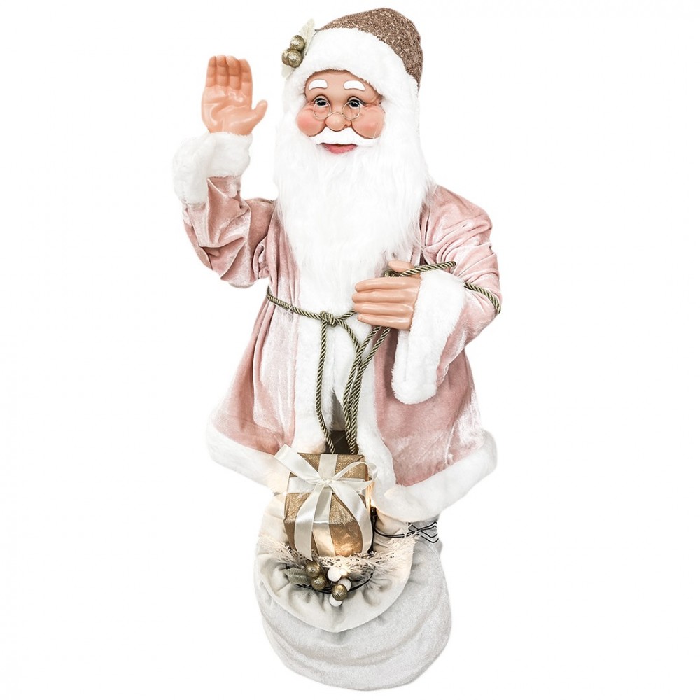 Santa Rose avec Robe de Velours 80H cm avec...