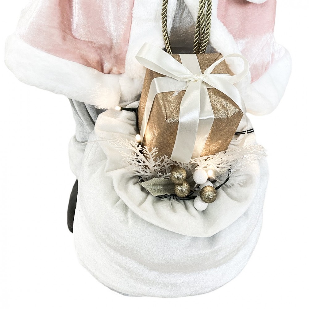 Santa Rose avec Robe de Velours 80H cm avec...