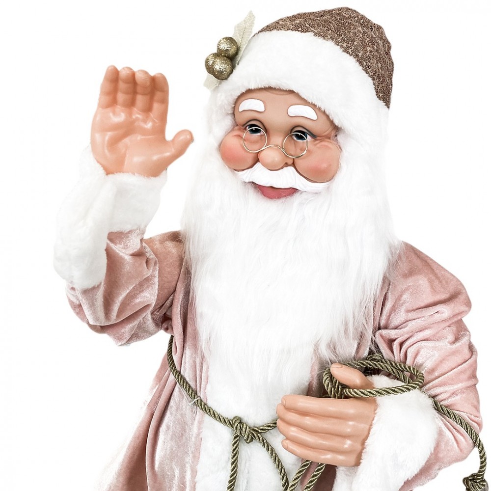 Santa Rose avec Robe de Velours 80H cm avec...