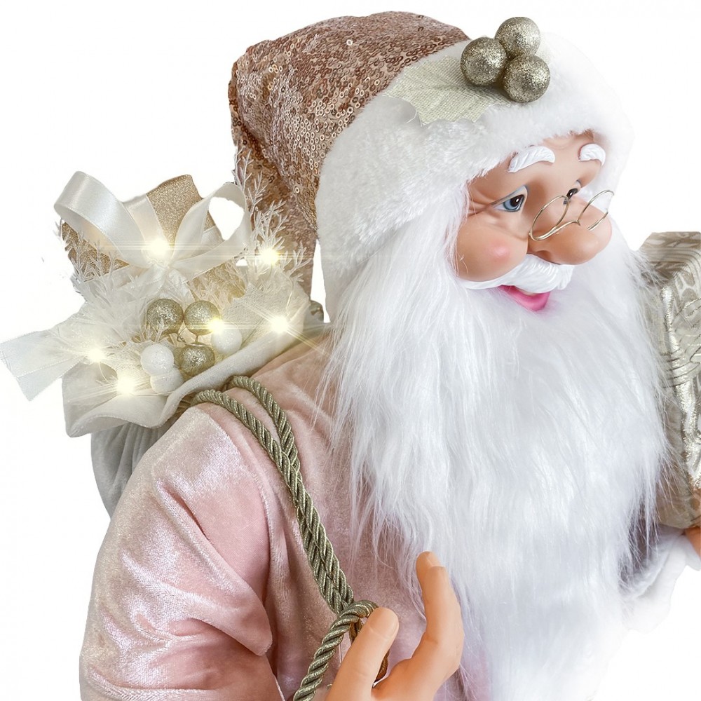 Santa Rose avec Robe de Velours Décoration 120H...