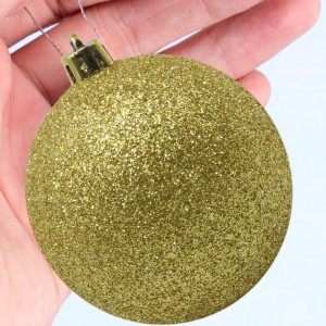 Lot de 24 boules de Noël de 7 cm Décorations dorées arbre... 2