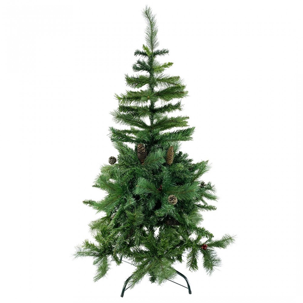 Arbre de Noël 150H Cm 164043 Avec 504 Branches Pliables Sapin PVC