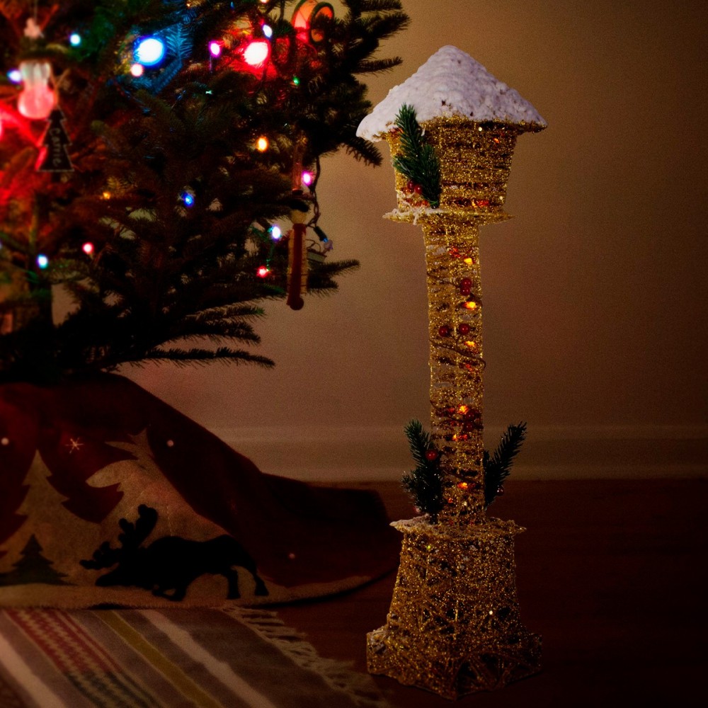 Lampe de Noël à emboîtement avec paillettes...