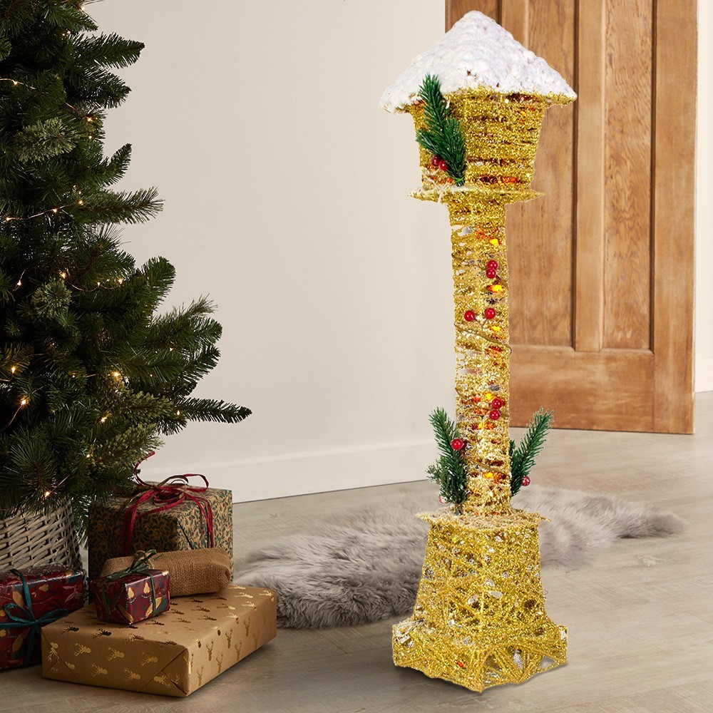 Lampe de Noël à emboîtement avec paillettes...