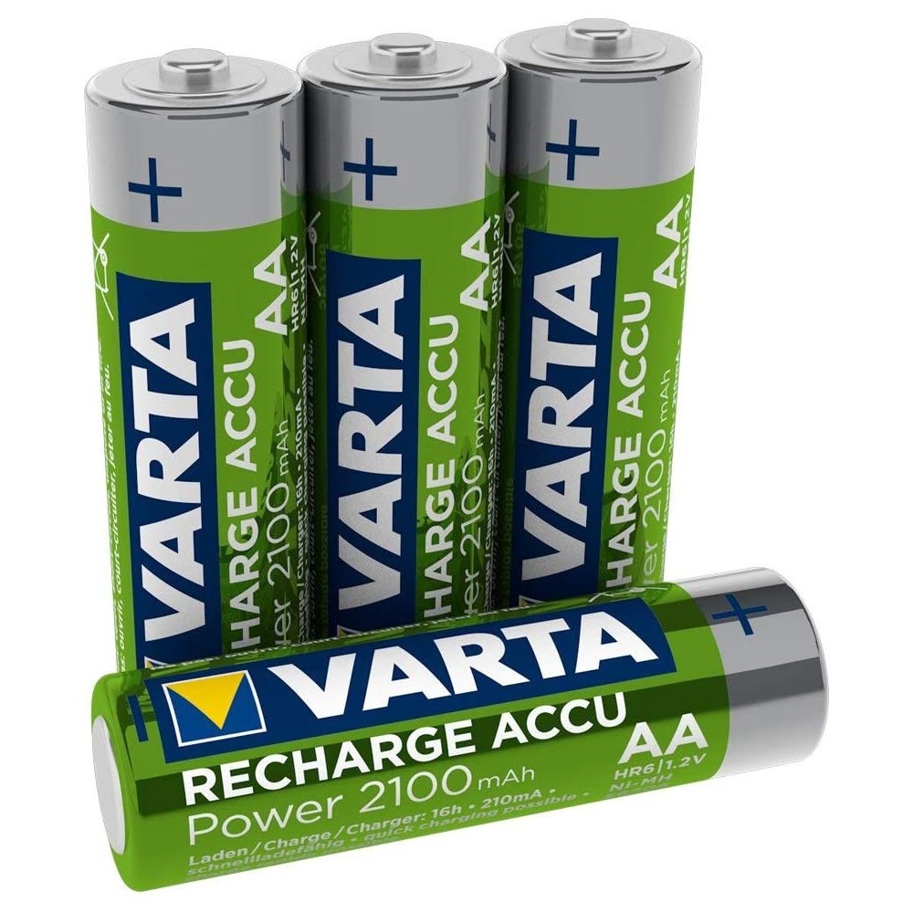 Lot 4 pcs Batterie Varta Pile Rechargeable AA...