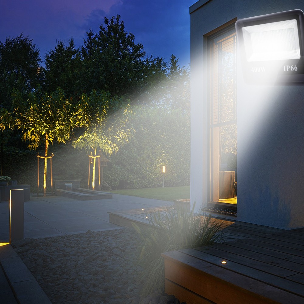 Phare Lumière Led extérieur 400W Étanche IP66...