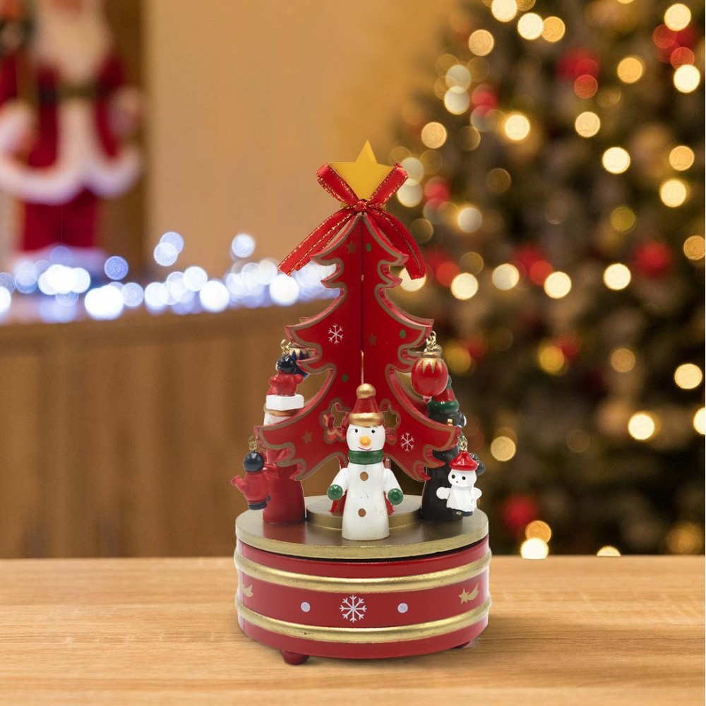 Carillon joute en bois arbre de Noel H22 avec...