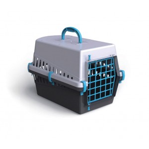 Caisse de transport avec grille en plastique pour chiens... 2