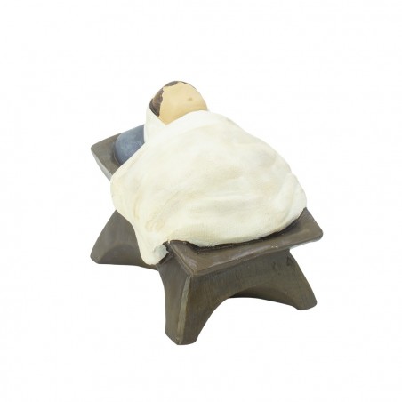 Crèche avec 3 personnages en résine 907463 41 cm décoration de Noël