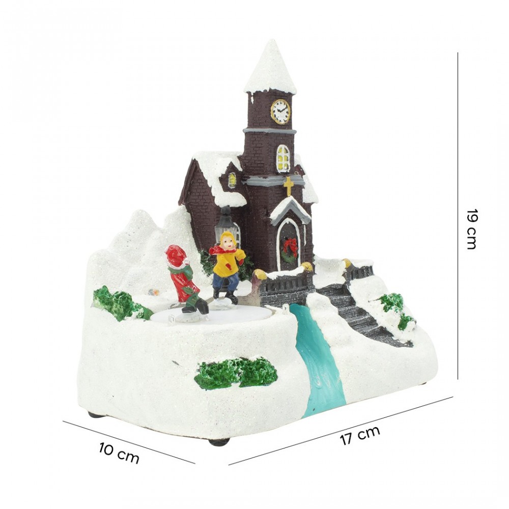 Carrousel de Noël enneigé 901133 Musique...