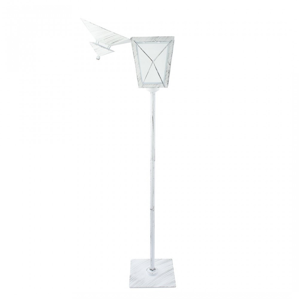 Lampadaire de Noël blanc décoration en métal et...