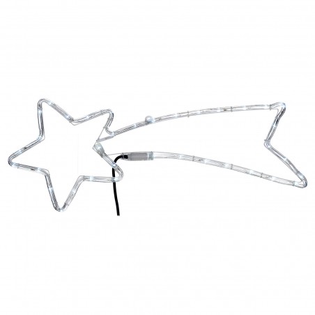 Comète lumineuse de Noël Lumière bleue avec LEDs clignotantes 65L cm