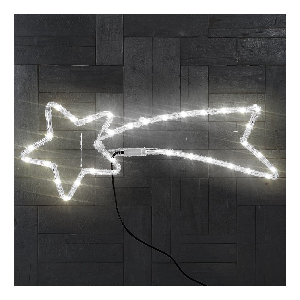 Comète lumineuse de Noël 297236 Led blanc froid...