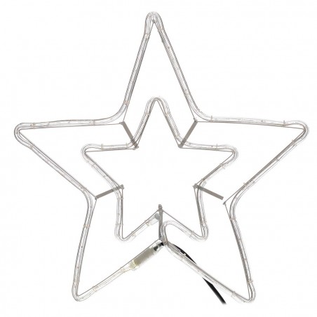 Étoile de Noël doublement lumineuse pour l'extérieur LED blanc chaud