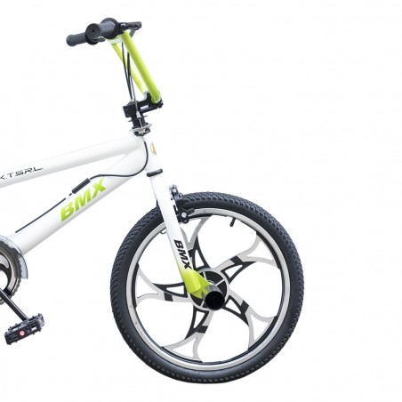 Vélo BMX ONE WHEEL FreeStyle Taille 20 avec roues en alliage 6 - 8 ans