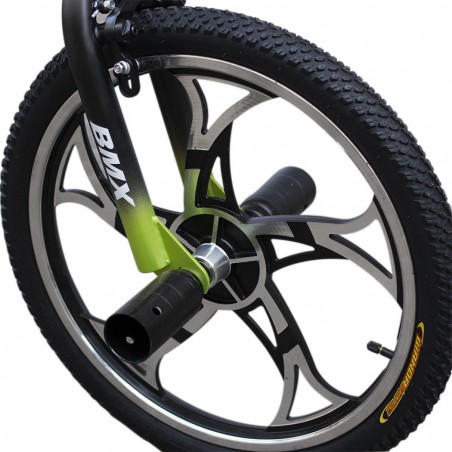 Vélo BMX ONE WHEEL FreeStyle Taille 20 avec roues en alliage 6 - 8 ans
