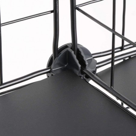 Étagère modulaire en treillis métallique 24 pièces d'étagères cubiques