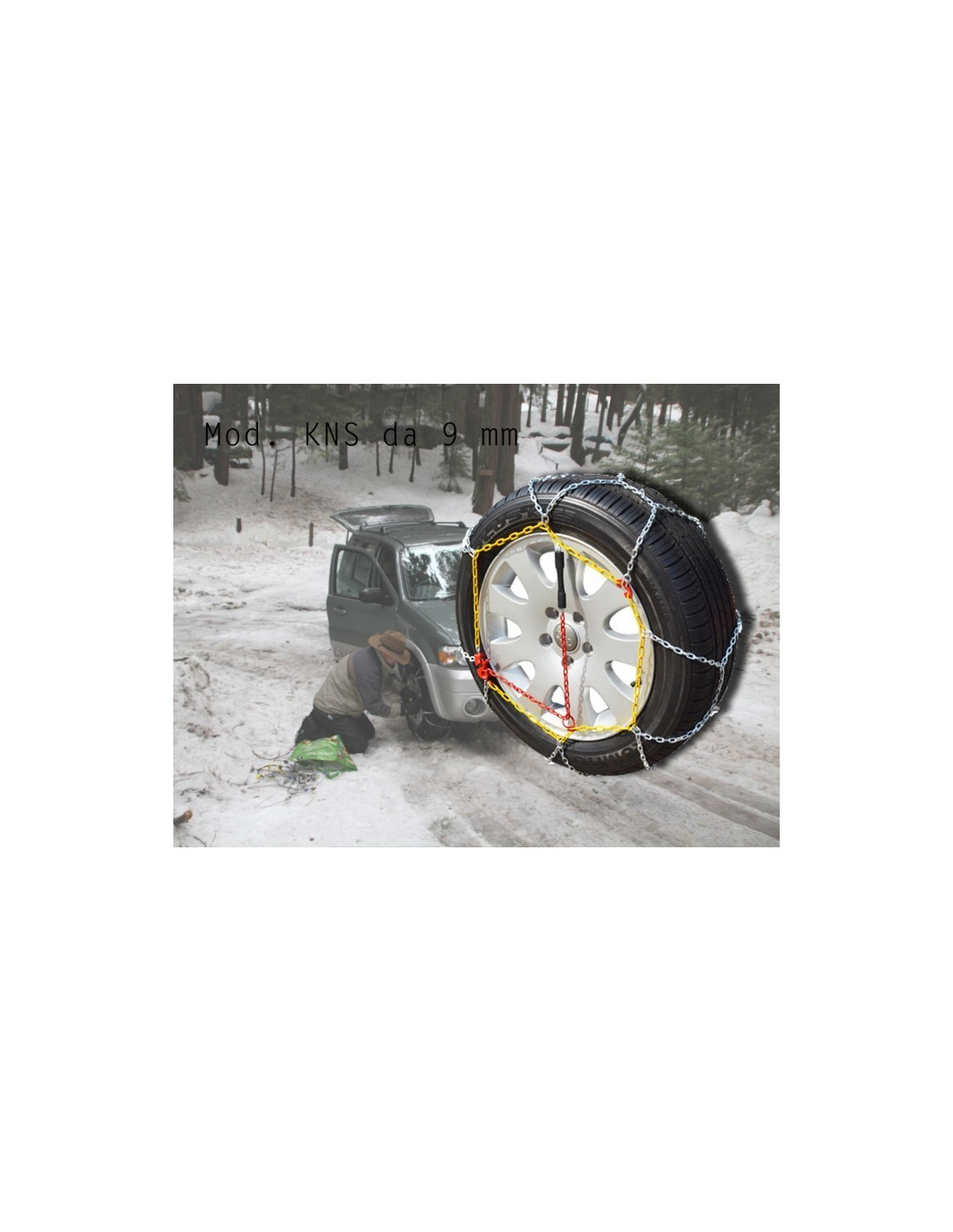 Chaînes neige KNS-110 9 mm 2 pièces, accessoires-auto