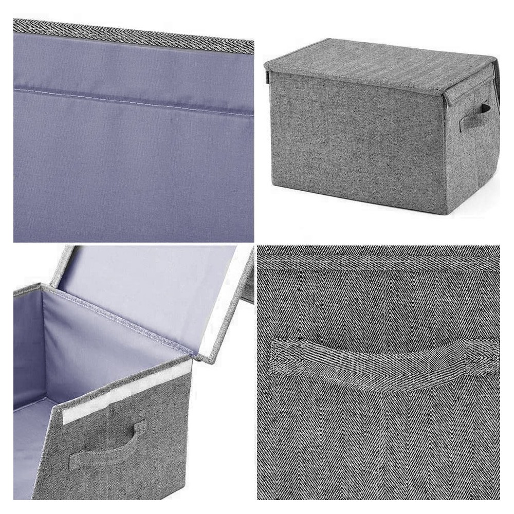 Conteneur de stockage pliable poignées...