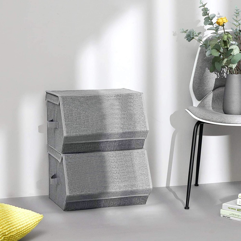 Conteneur de stockage pliable poignées...