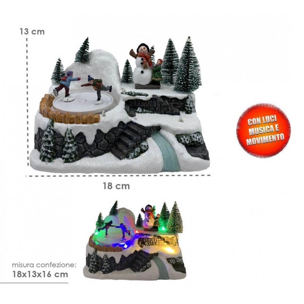 361004 Carrousel village Noël avec piste...