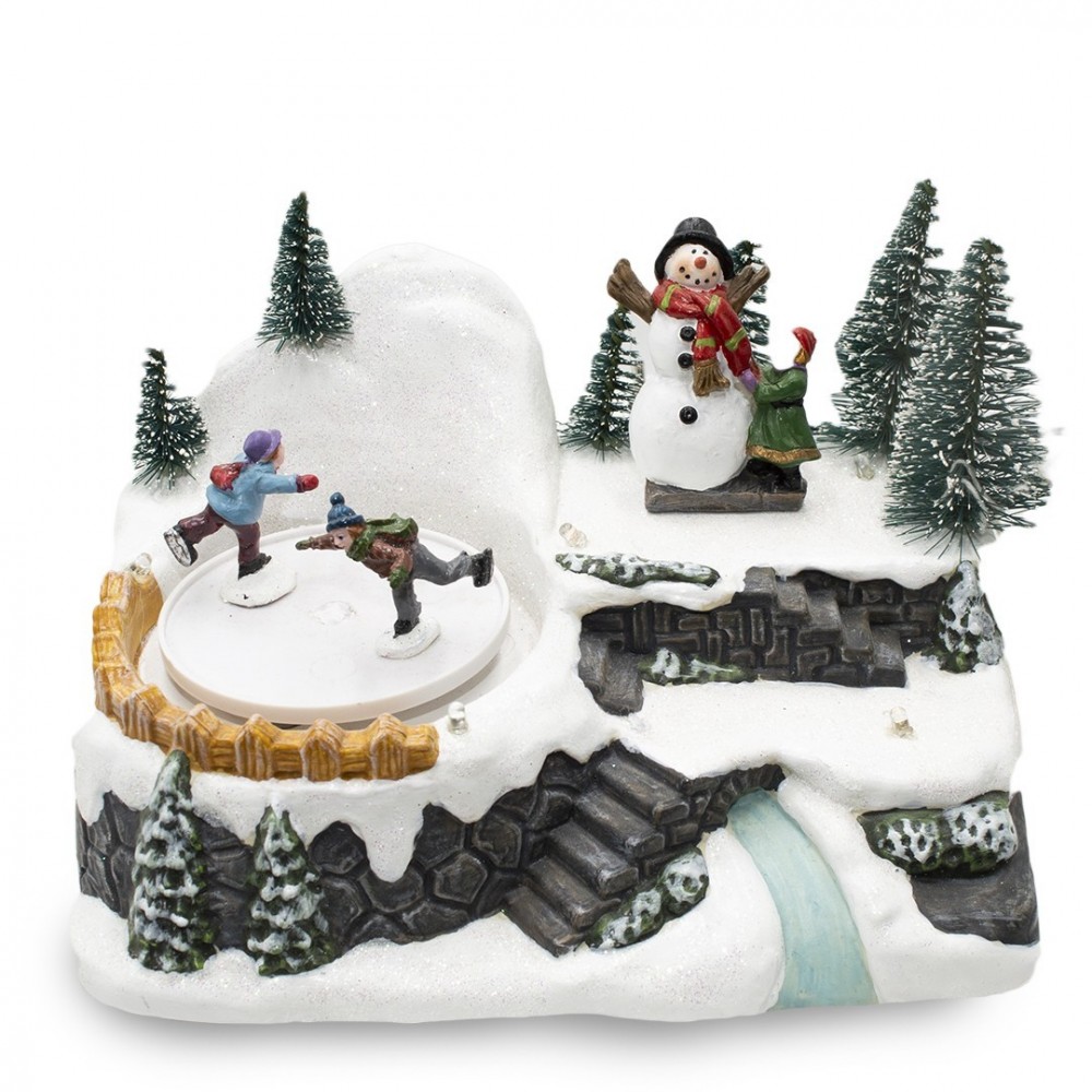 361004 Carrousel village Noël avec piste...