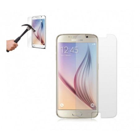 Protection écran téléphone en verre trempé transparent SAMSUNG S6  Protection écran téléphone en verre trempé transparent SAMSUNG S6