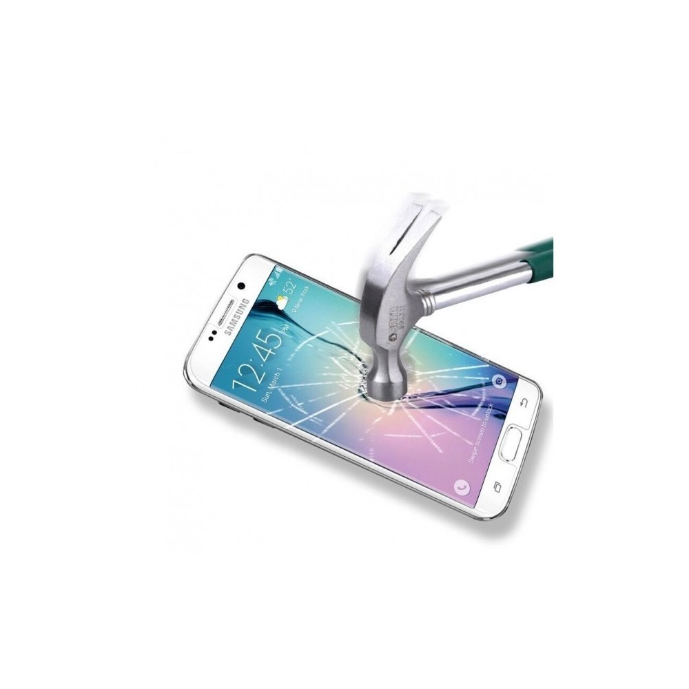 Protection écran téléphone en verre trempé transparent SAMSUNG S6