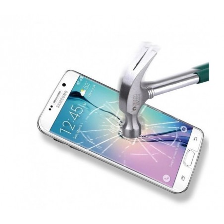 Protection écran téléphone en verre trempé transparent SAMSUNG S6  Protection écran téléphone en verre trempé transparent SAMSUNG S6