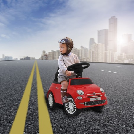 R7059 Fiat 500 low ride-on toy car pour enfants 58x28x38 cm