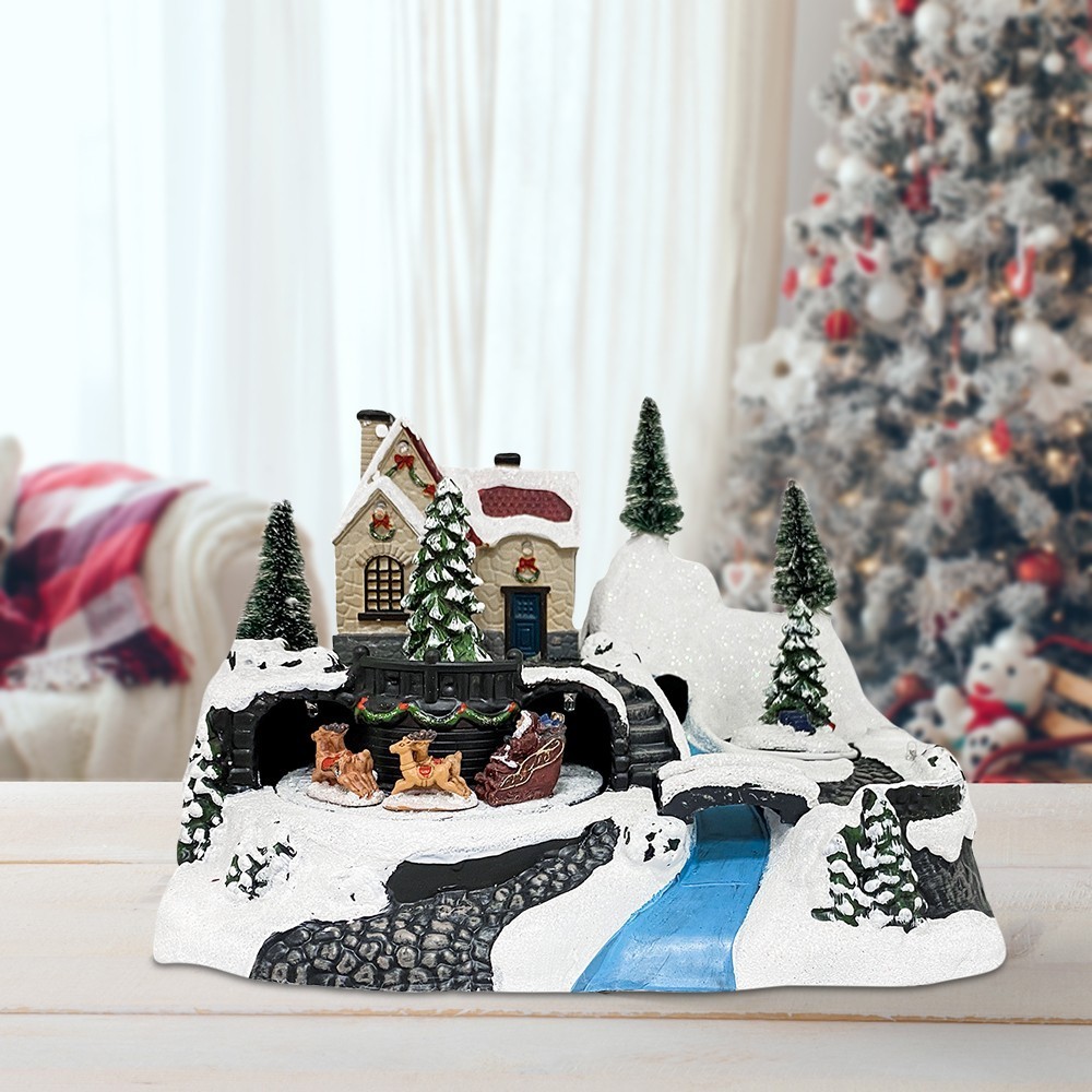 243011 Carrousel de Noël -traîneau avec...