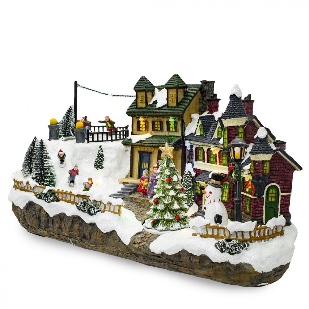 361015 Carrousel de Noël enneigé Lumières, sons...