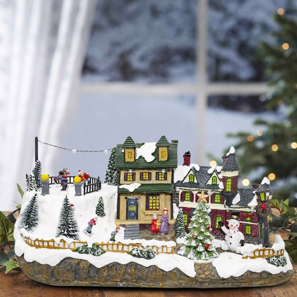 361015 Carrousel de Noël enneigé Lumières, sons...