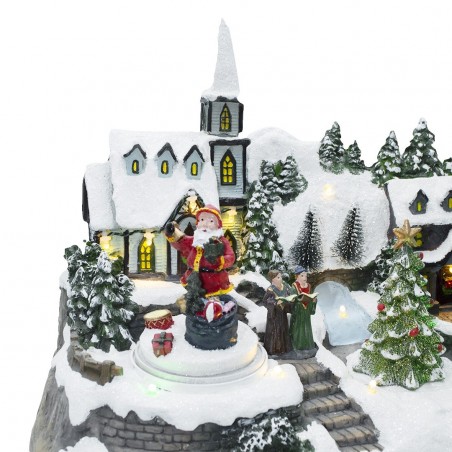 361031 Manège de Noël avec lumières, sons et mouvements 32x20x25 cm