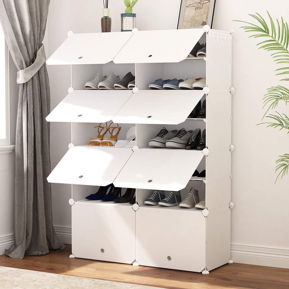Armoire de rangement à étagères modulaires en...