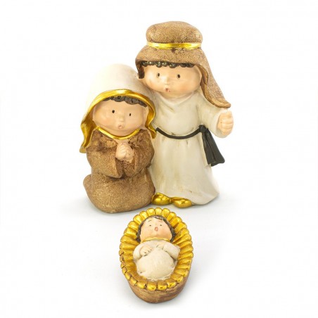 248122 Scène de Nativité 7 pcs Figurines avec 9 personnages Décorations de Noël