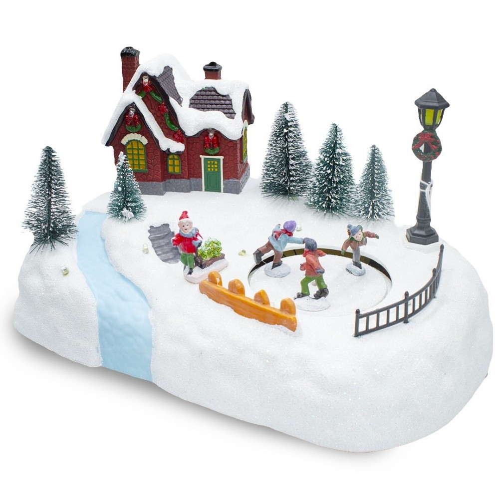 361040 Carrousel de Noël patinoire avec...