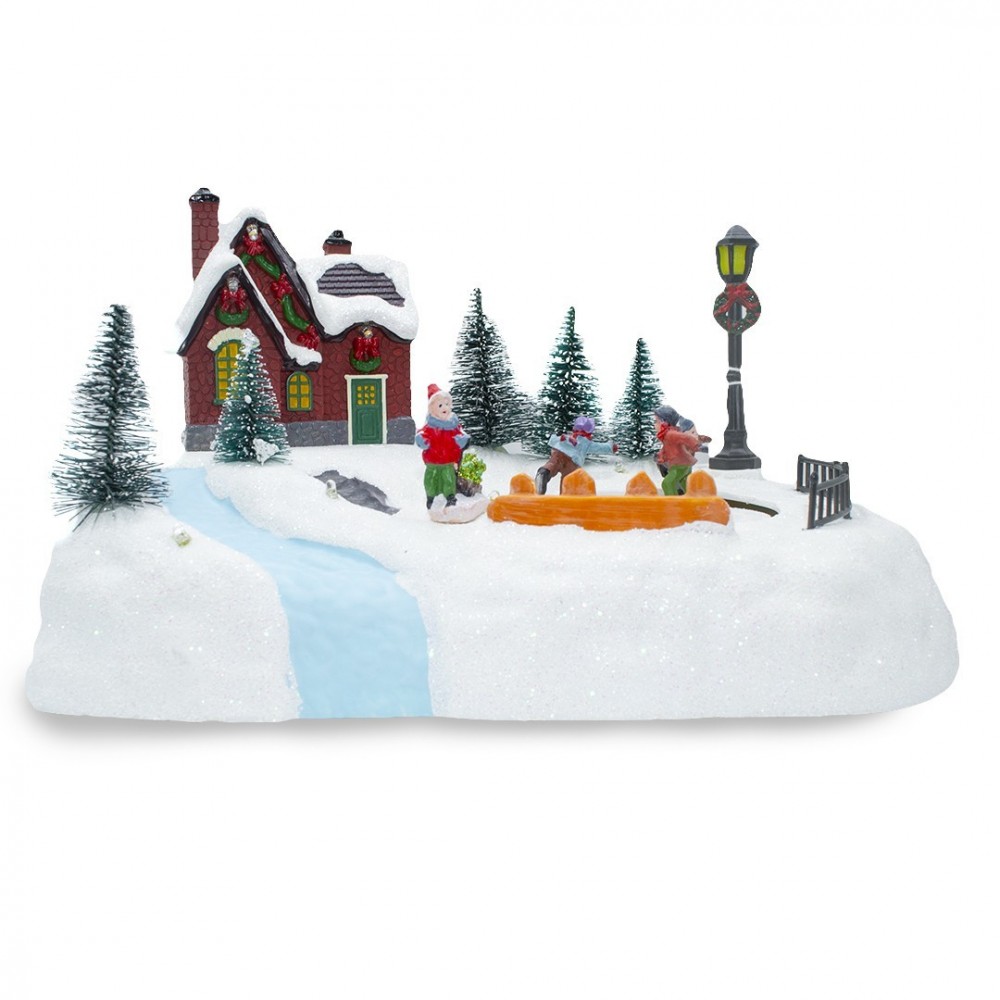 361040 Carrousel de Noël patinoire avec...