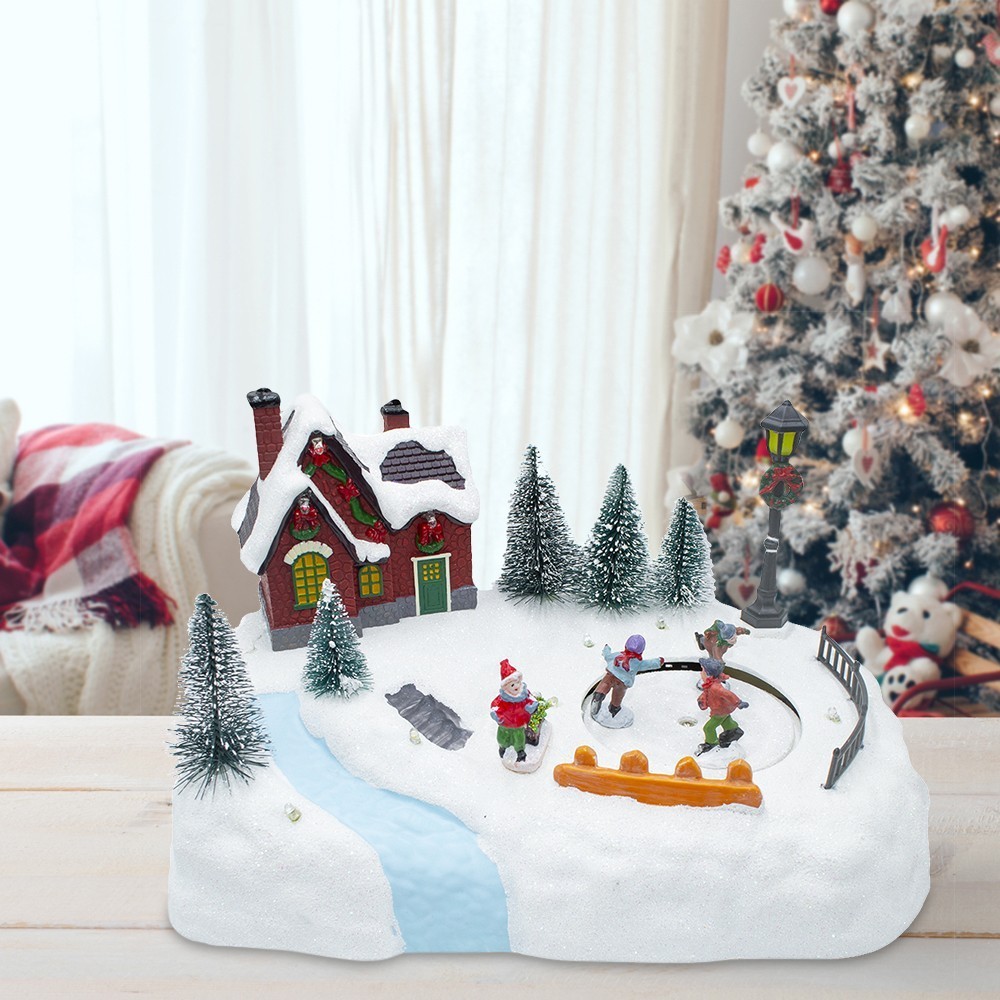 361040 Carrousel de Noël patinoire avec...