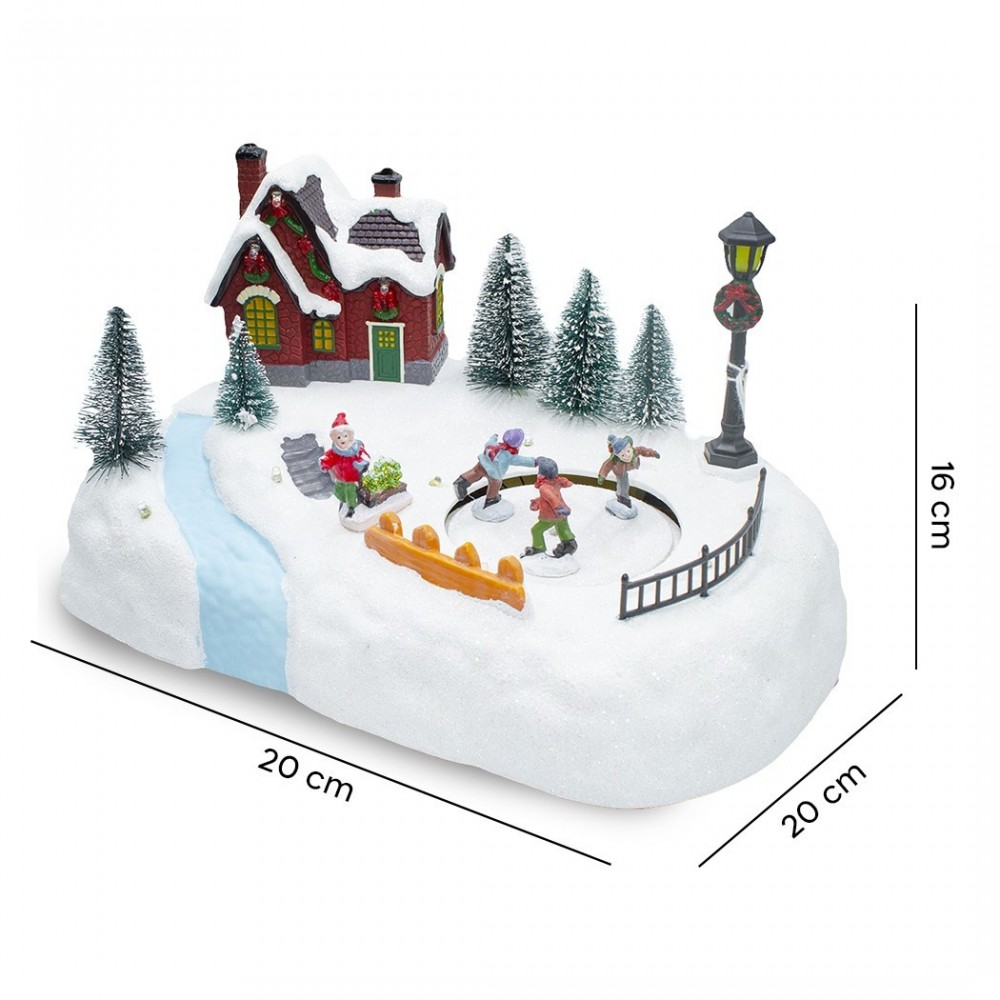 361040 Carrousel de Noël patinoire avec...