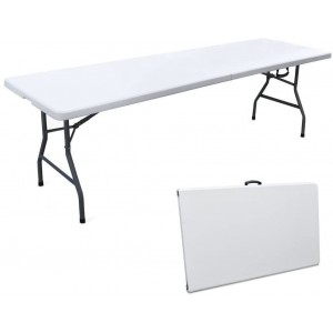 Table de jardin pliable SILVERA XL transportable dans une...