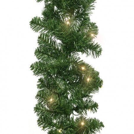 434969 Couronne de Noël 3mt Branche d'arbre 200 pointes chaudes Lumières à piles