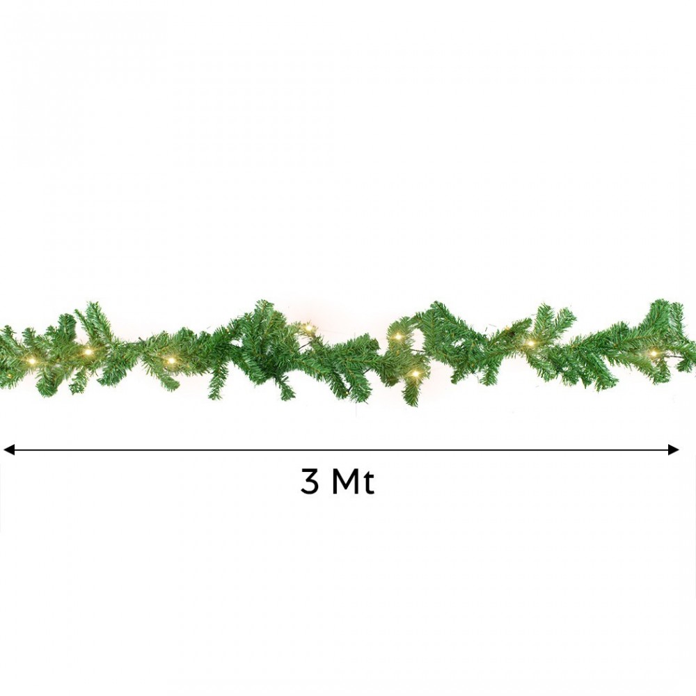 434969 Couronne de Noël 3mt Branche d'arbre 200...